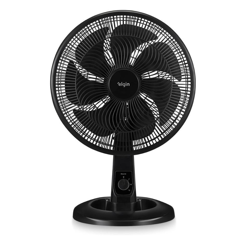 Ventilador de Mesa Elgin 40cm 7pás 140w Preto em Oferta na Shopee