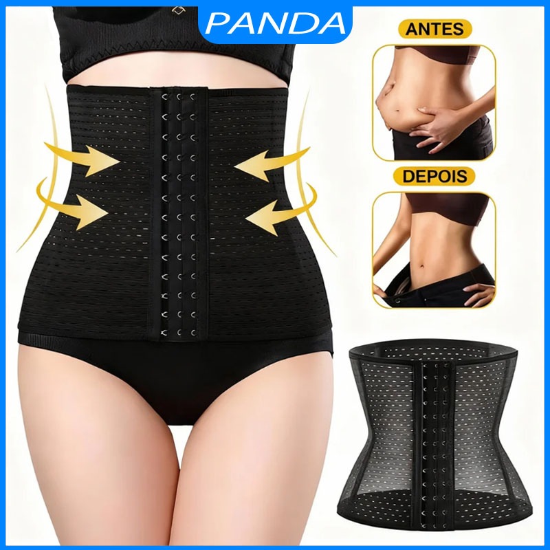 Faixa De Barriga Pós-Parto Feminina Com Cintura Trainer Recuperação Trimmer Corpo Shaper Fina em Oferta na Shopee