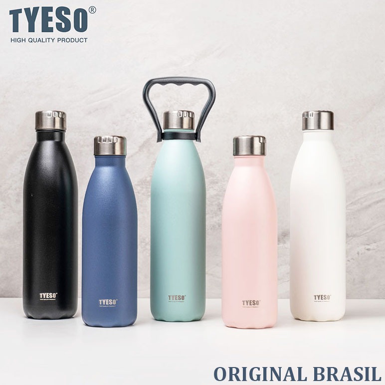Garrafa Térmica em Inox Colorida Garrafa para Aventura 750ml&1000ml Antivazamento Ideal para Escola Trabalho e Dia a Dia em Oferta na Shopee