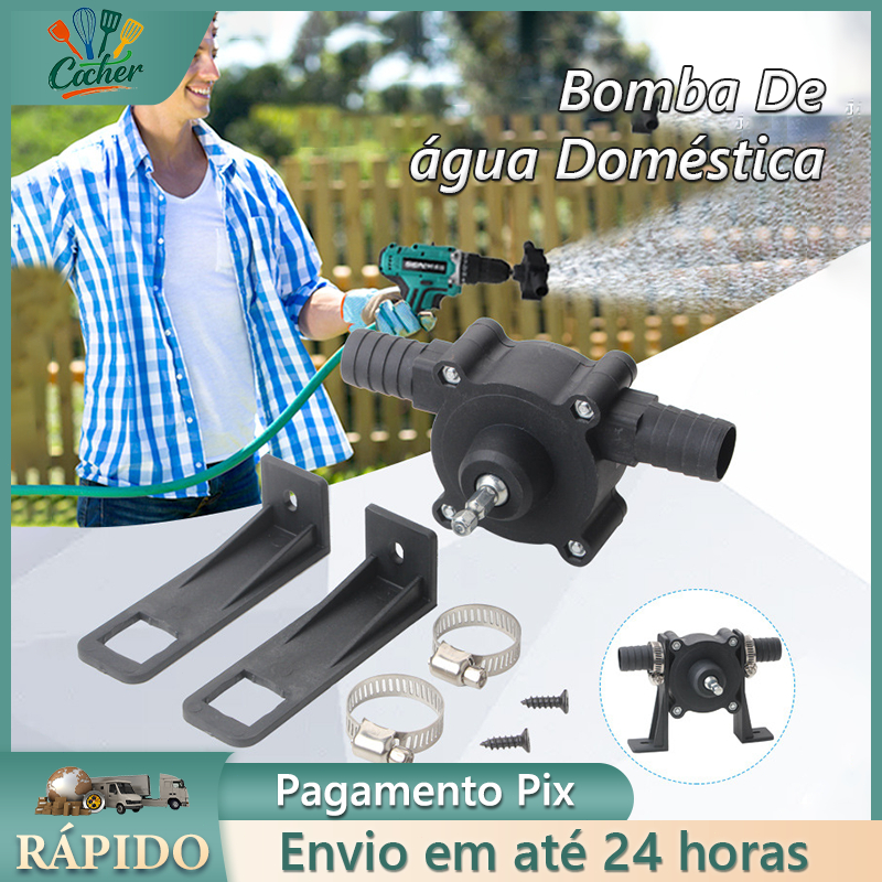 Bomba De Agua Adaptavel Furadeira 1.800 Litros/hora em Oferta na Shopee