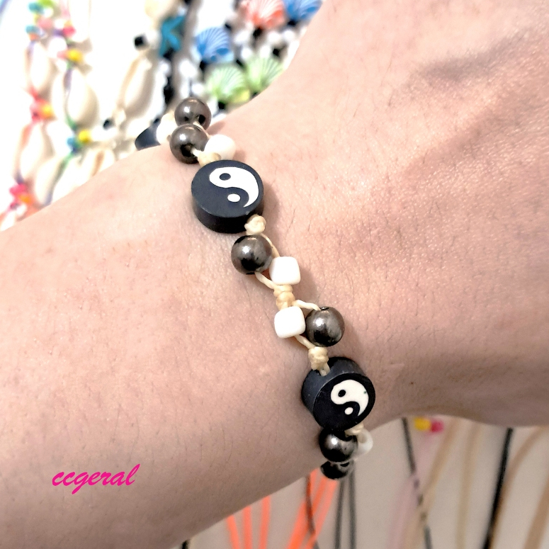 Pulseira/Tornozeleira Estilo Praia Olho Grego, Búzios, Concha e Estrela Do Mar