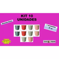 Kit 10 Caixas de Presente Redondas Cartonadas medida 17,5 x 14 Box