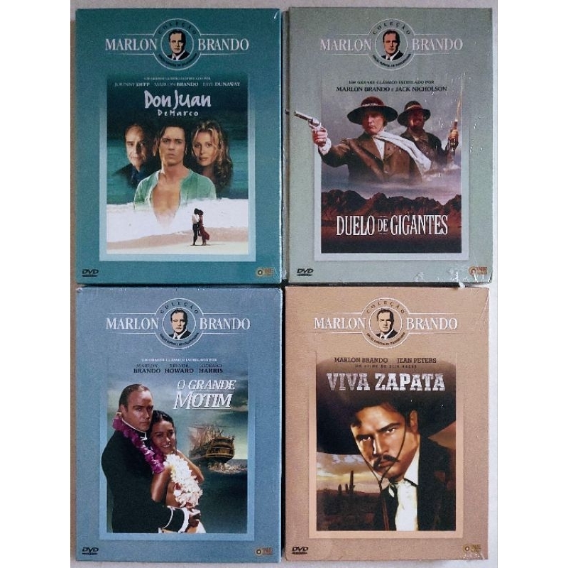 Dvd Marlon Brando - 3 Dvds Lacrado e Original (RARIDADE).