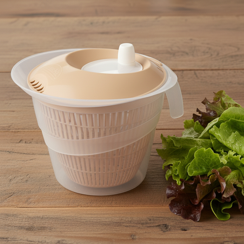 Secador de Saladas Centrifuga Com Cesto Verduras Frutas