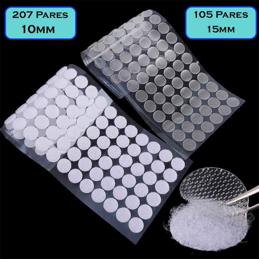 Rolo Velcro Adesivo Dupla Face Redondo Forte Autocolante Macho E Fêmea Fecho De Contato Carrapicho em Oferta na Shopee