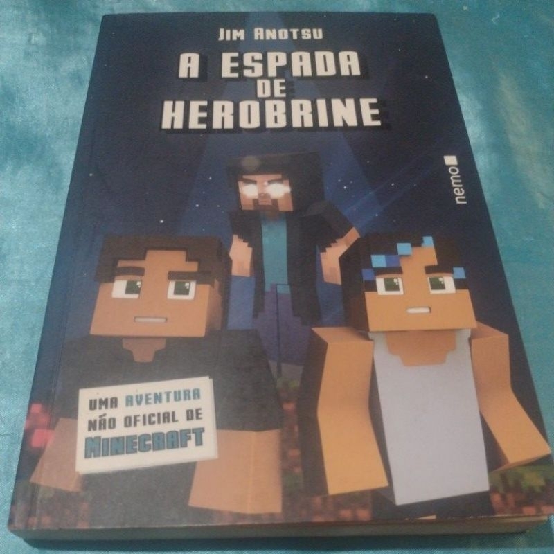 Kit Promoção 2 Livros Jim Anotsu- A Vingança de Herobrine + A Espada de Herobrine