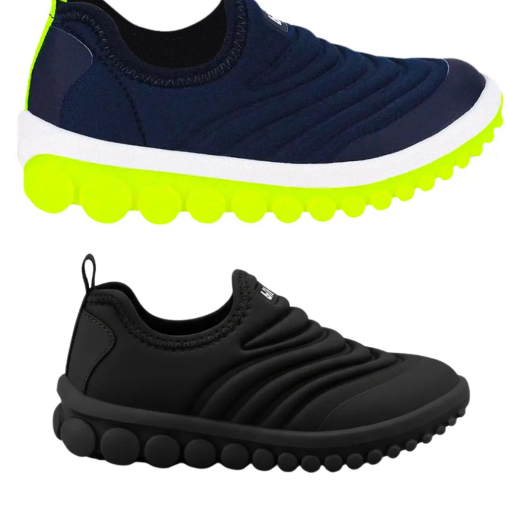 Tênis Infantil Bibi Roller 2.0 Azul Meninos Azul e Preto