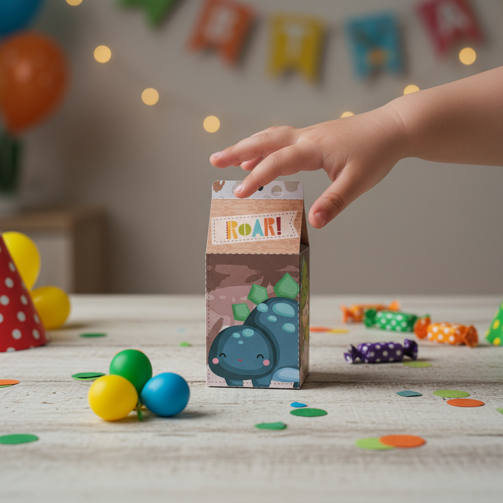 20 Caixas Milk Dino Baby  Dinossauro LEMBRANCINHAS aniversário Dinossauros kit festa caixinhas