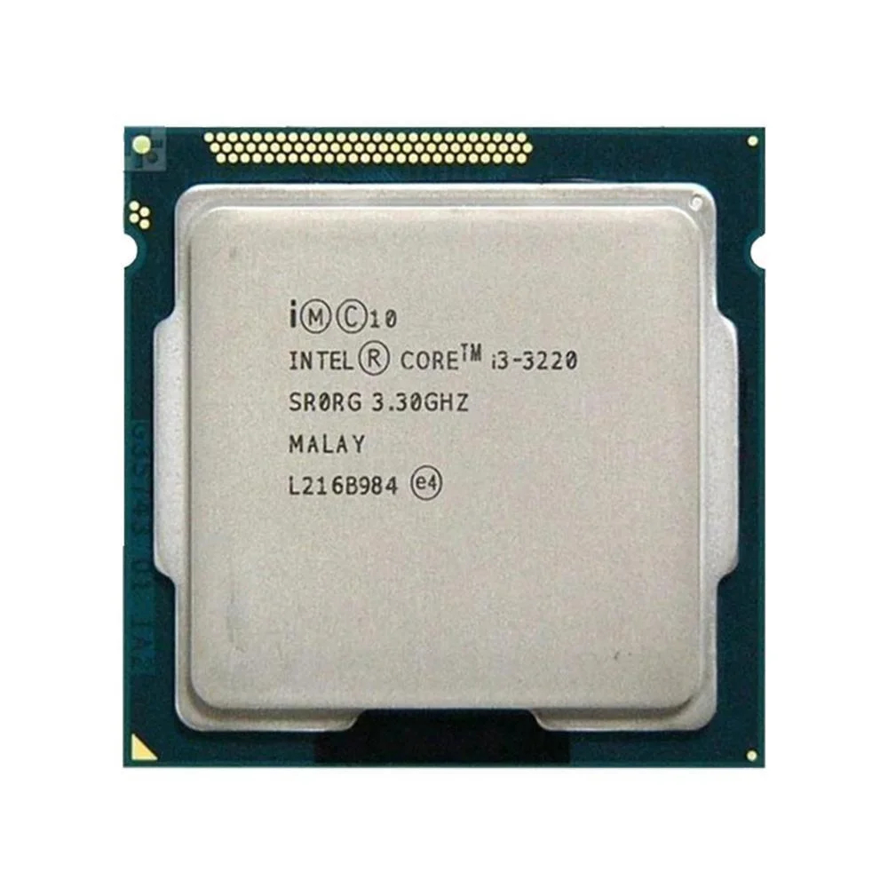 Processador Intel dual Core I3 3220 LGA1155 3ª Gera 3.3 GHz OEM Gamer 2 Núcleos novo gamer