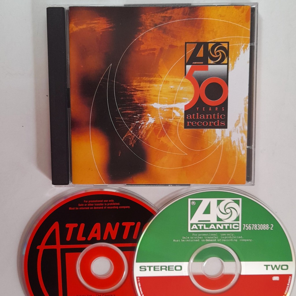 Cd 50 Years Atlantic Records. Seminovo. C/ Otis Redding, Percy Sledge, Yes, Chic, Stevie Nicks, Sister Sledge etc