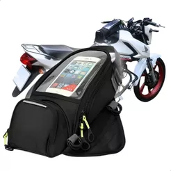 Bolsa Tanque Magnética Alforge Celular Capa Impermeável Universal Moto