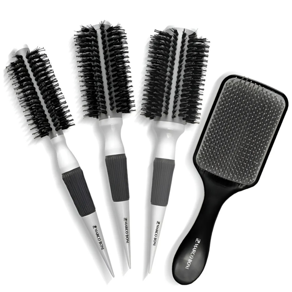 Kit 3 Escovas Thermal Ceramic Profissional Raquete Free Flex em Oferta na Shopee