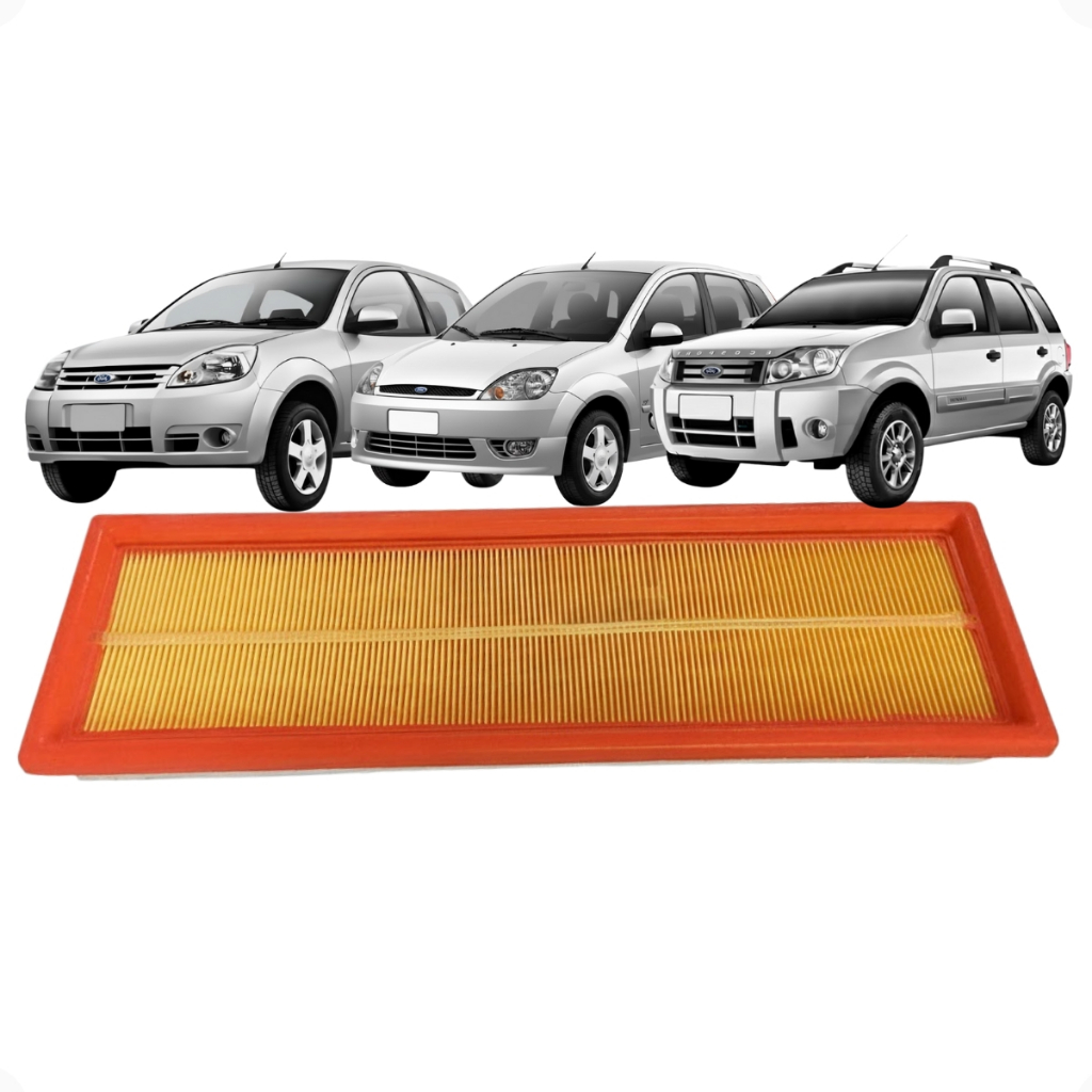 Filtro Ar Motor Fiesta Ka 1.0 2002 A 2014 Ecosport 1.6 2003 A 2005 Eafb009 em Oferta na Shopee