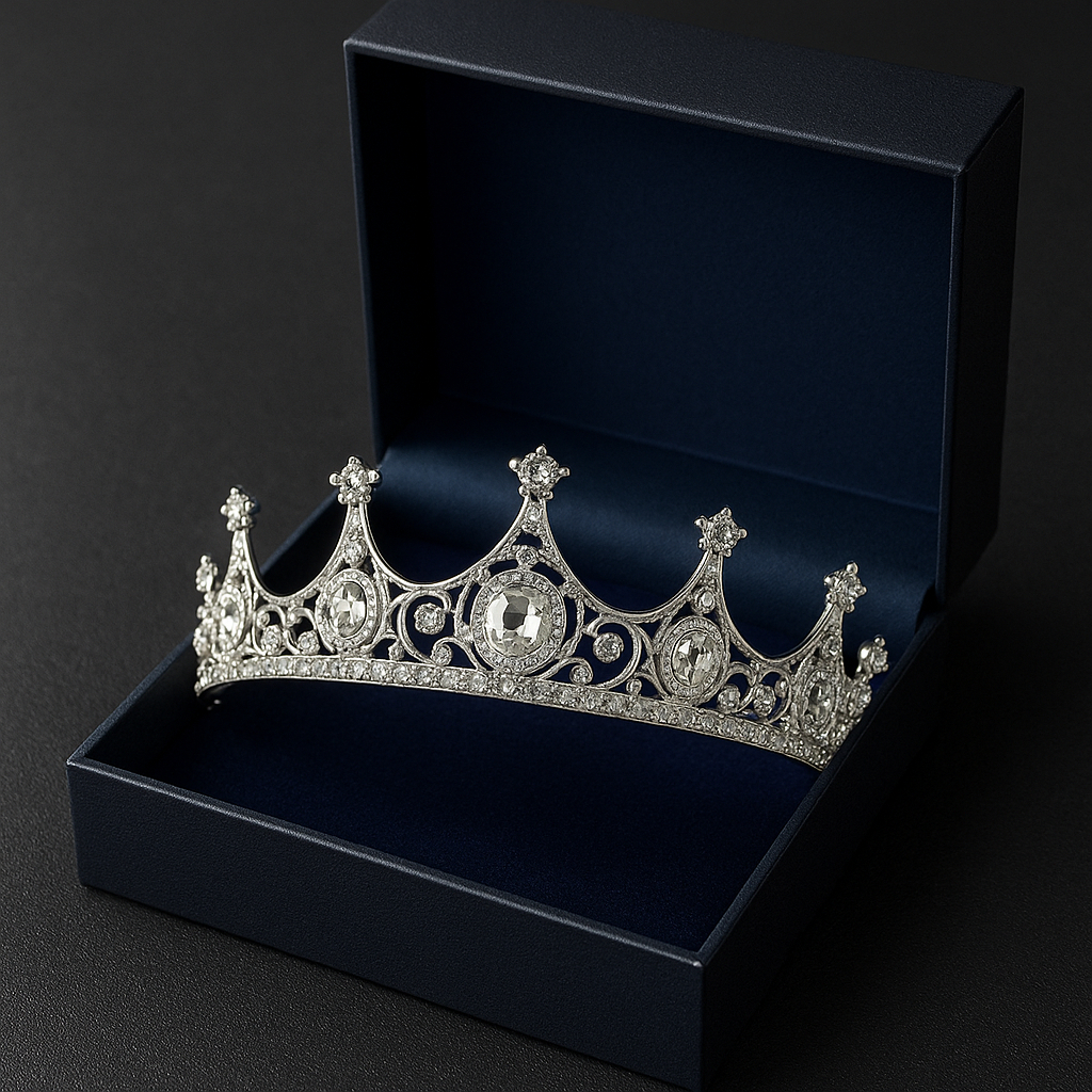 Coroa Tiara Para Debutante Festa 15anos Noiva Casamento 04 - AT