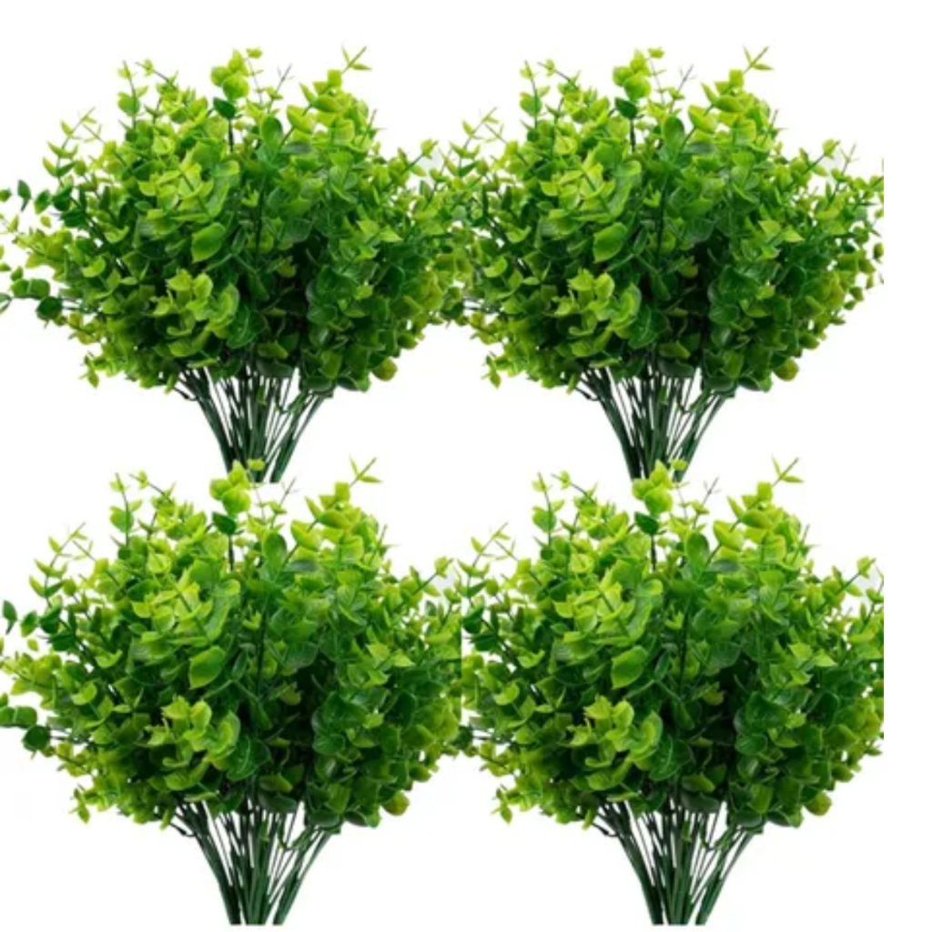 Kit 4 Pick De Eucalipto Verde Folhagem Toque Real Decoração Buquê em Oferta na Shopee
