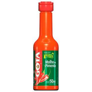 Molho de Pimenta Tipo Tradicional vermelha  Maratá Gota 150ml Pimenta Picante Uso Diário