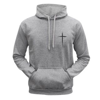Moletom Blusa de Frio Unissex Canguru Estampada Cruz Cristã Envio Imediato Masculina em Oferta na Shopee
