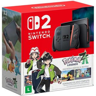 Nintendo Switch 2 - 256GB - NACIONAL + Pokémon Legends: Z-A em Oferta na Shopee