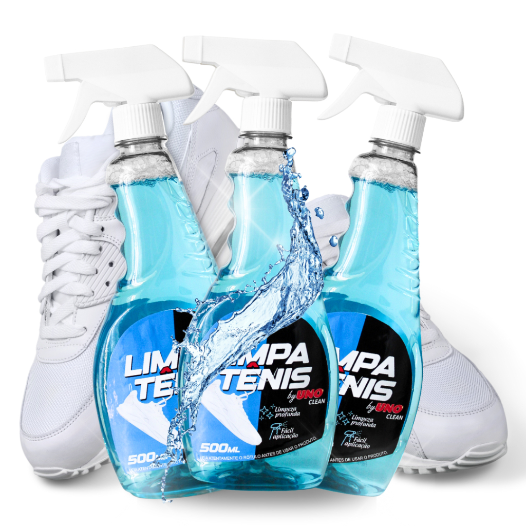 Provita Spray Limpa Tênis Branco e Colorido 500ml Remove Manchas Solado e Cadarços UNO Clean em Oferta na Shopee