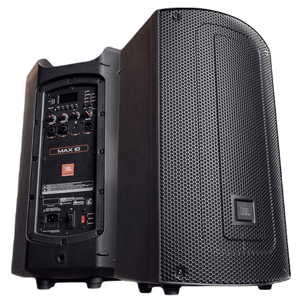 Caixa De Som Profissional Ativa JBL Max 10 250w Rms Bivolt Bluetooth MP3 Troca Pasta