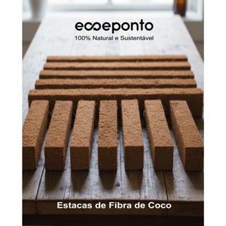 TUTOR PARA PLANTAS - ESTACA DE FIBRA DE COCO 60 CM em Oferta na Shopee