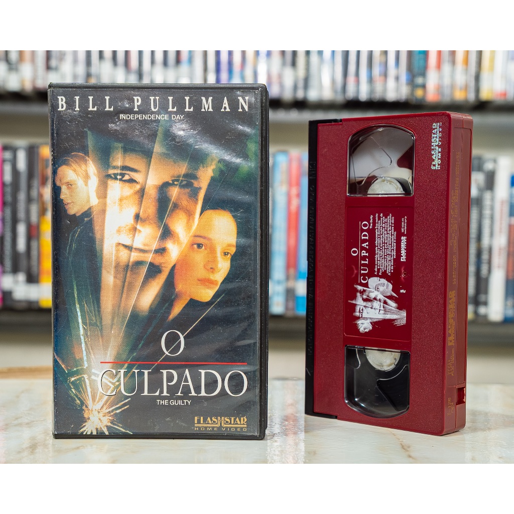 VHS O Culpado - DUBLADO - Bill Pullman Devon Sawa - Original - Fita de Vídeo Filme - Suspense