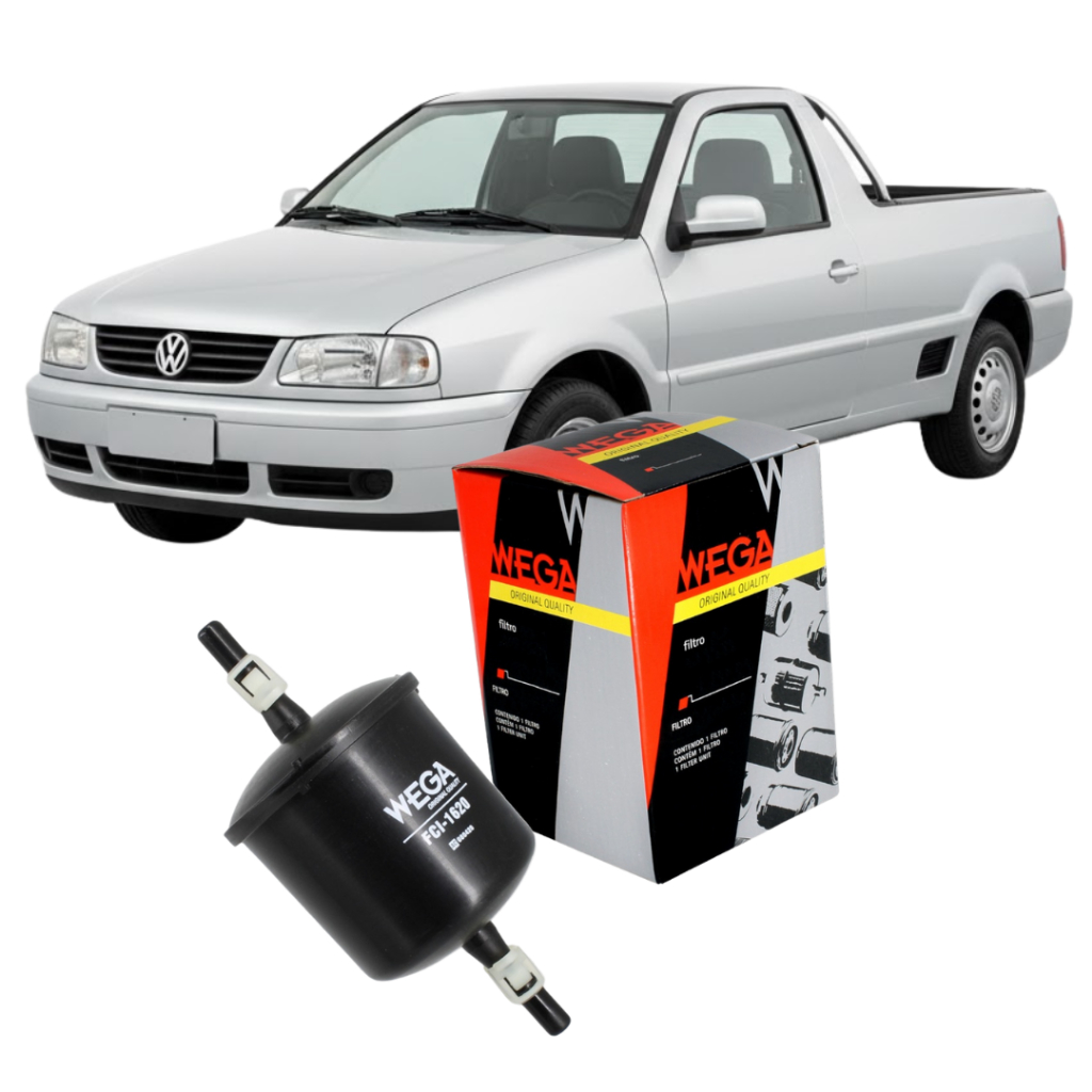 Filtro De Combustivel VW Gol Fox Parati Saveiro Kombi 1997 a 2005 WEGA FCI-1620 em Oferta na Shopee