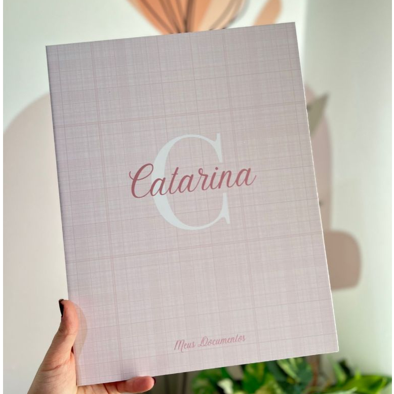 Porta Documentos Pasta Catálogo do Bebê A4 30x21 em Oferta na Shopee