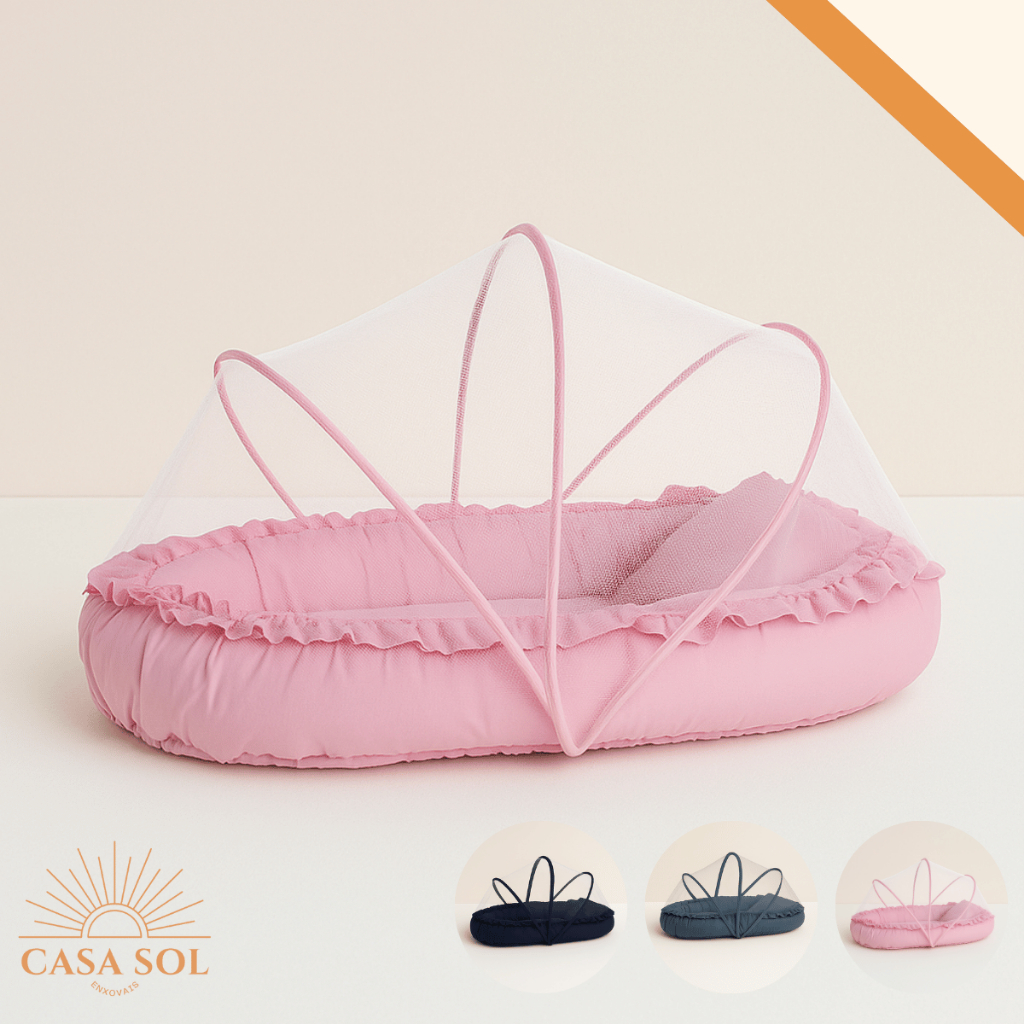 MOSQUITEIRO 1 Peça Avulso Universal Para Ninho Redutor De Berço Várias Cores