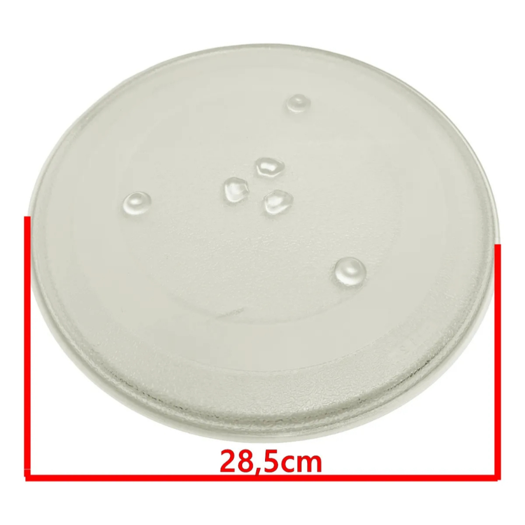 Prato Microondas Brastemp Philco Midea Electrolux 28,5cm