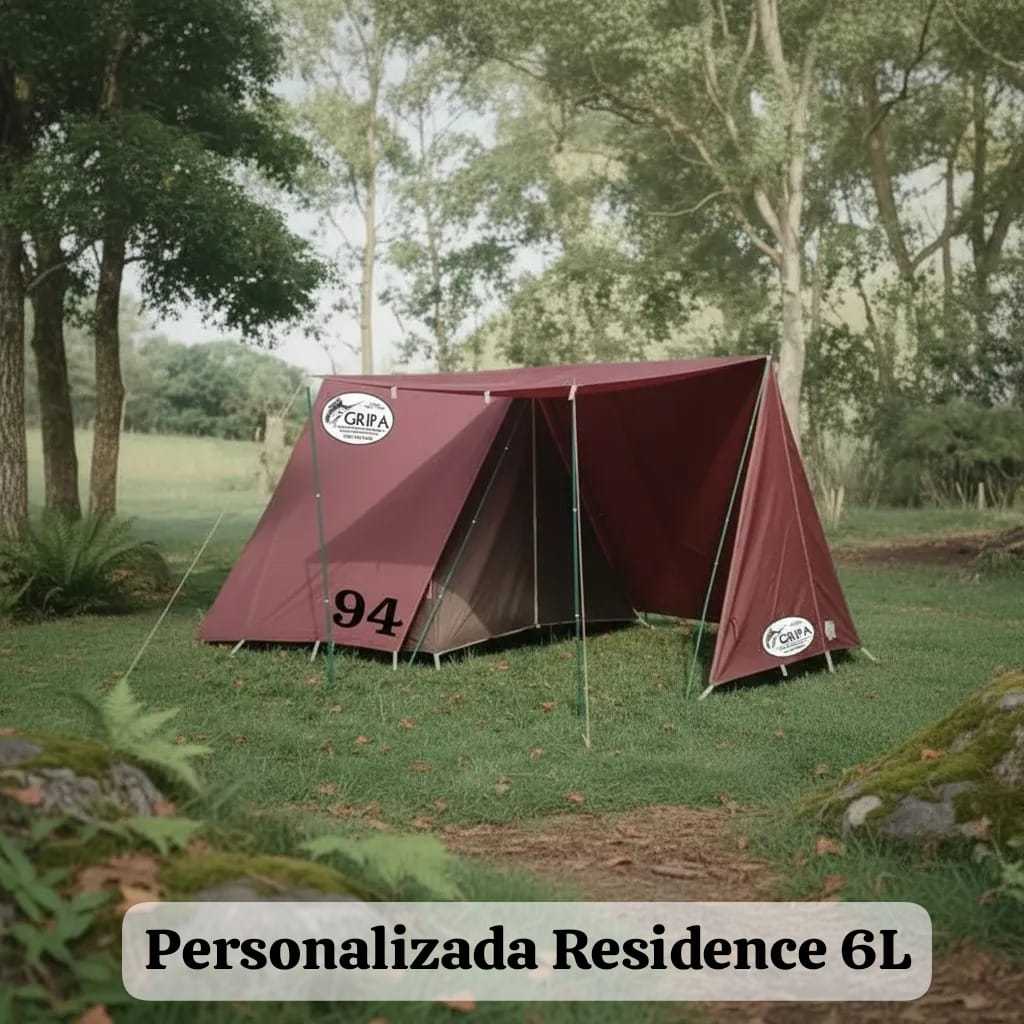 Lote Barraca Camping Canadense Residence 6L Personalizada Gripa Tents ***SOB ENCOMENDA PRÉVIA***