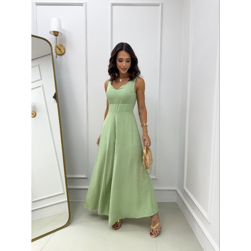 macacão longo tamanho Unico 38/40 em Oferta na Shopee