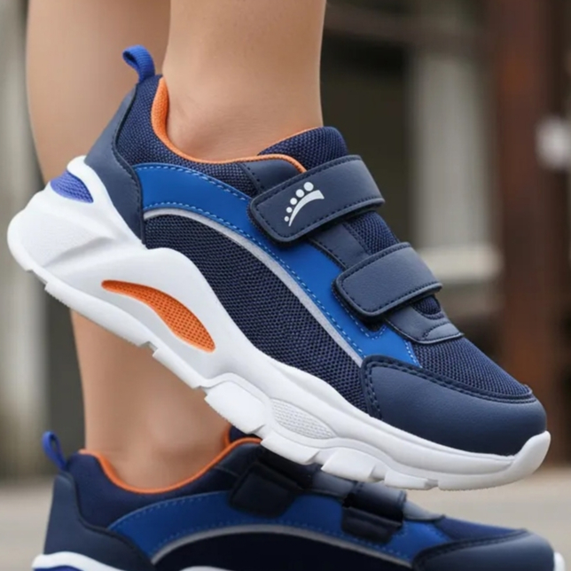 Tênis Infantil Ortopasso Wave Menino Sola Colorida Velcro Escolar Muleke Masculino em Oferta na Shopee