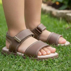 Sandália Papete Infantil Ortopasso OTPS Anatômica Menino Masculino Escolar Macia Leve