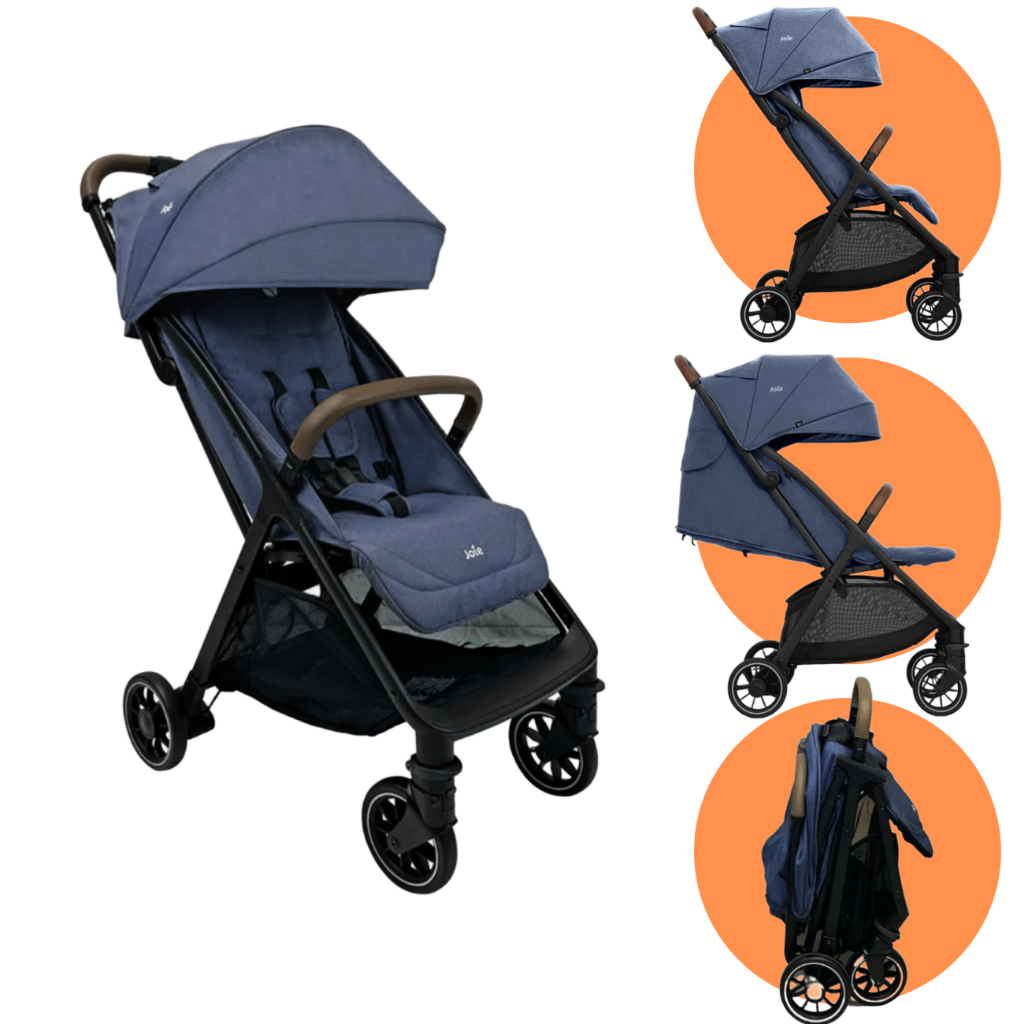CARRINHO DE BEBÊ JOIE PACT PRO SHALE COMPACTO FECHAMENTO AUTOMATICO VAI NO AVIAO