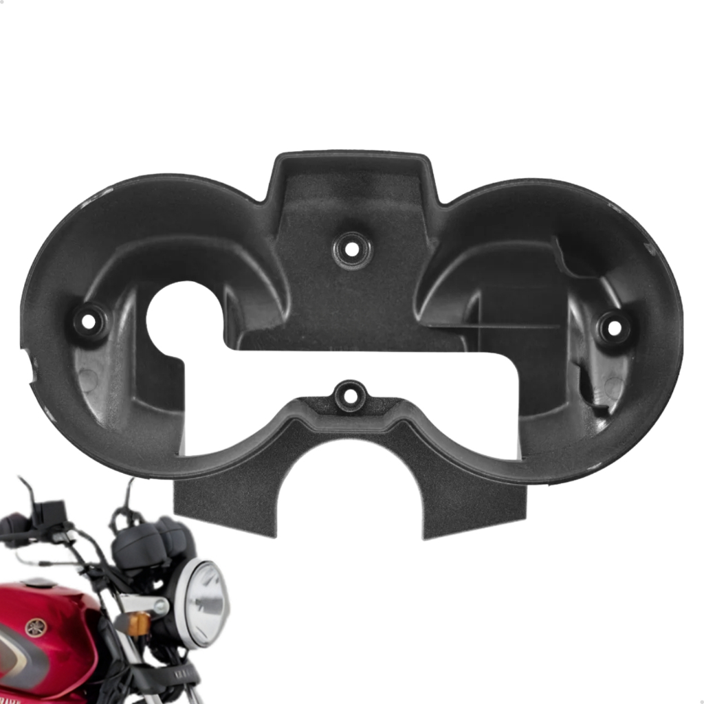 Carcaça Inferior Do Painel Moto Ybr 125 2006 até 2008 Preto em Oferta na Shopee