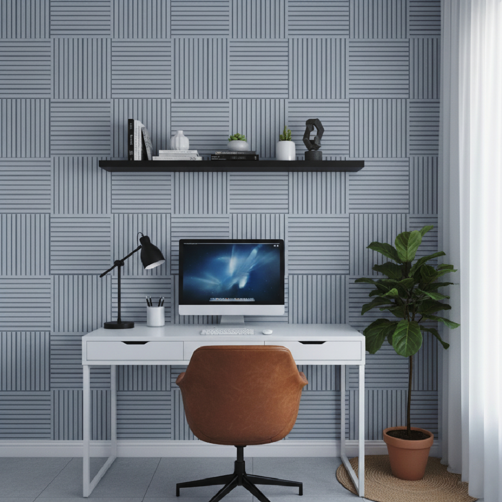 Kit Ripado MULTI Meu Rodapé 1M² Cor Azul Linha Play