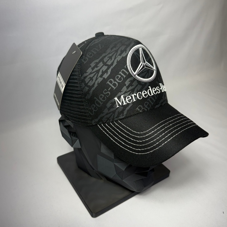Boné Masculino Mercedes-Benz Ajustável Silk Relevo Bordado Premium Carro Esportivo Corrida