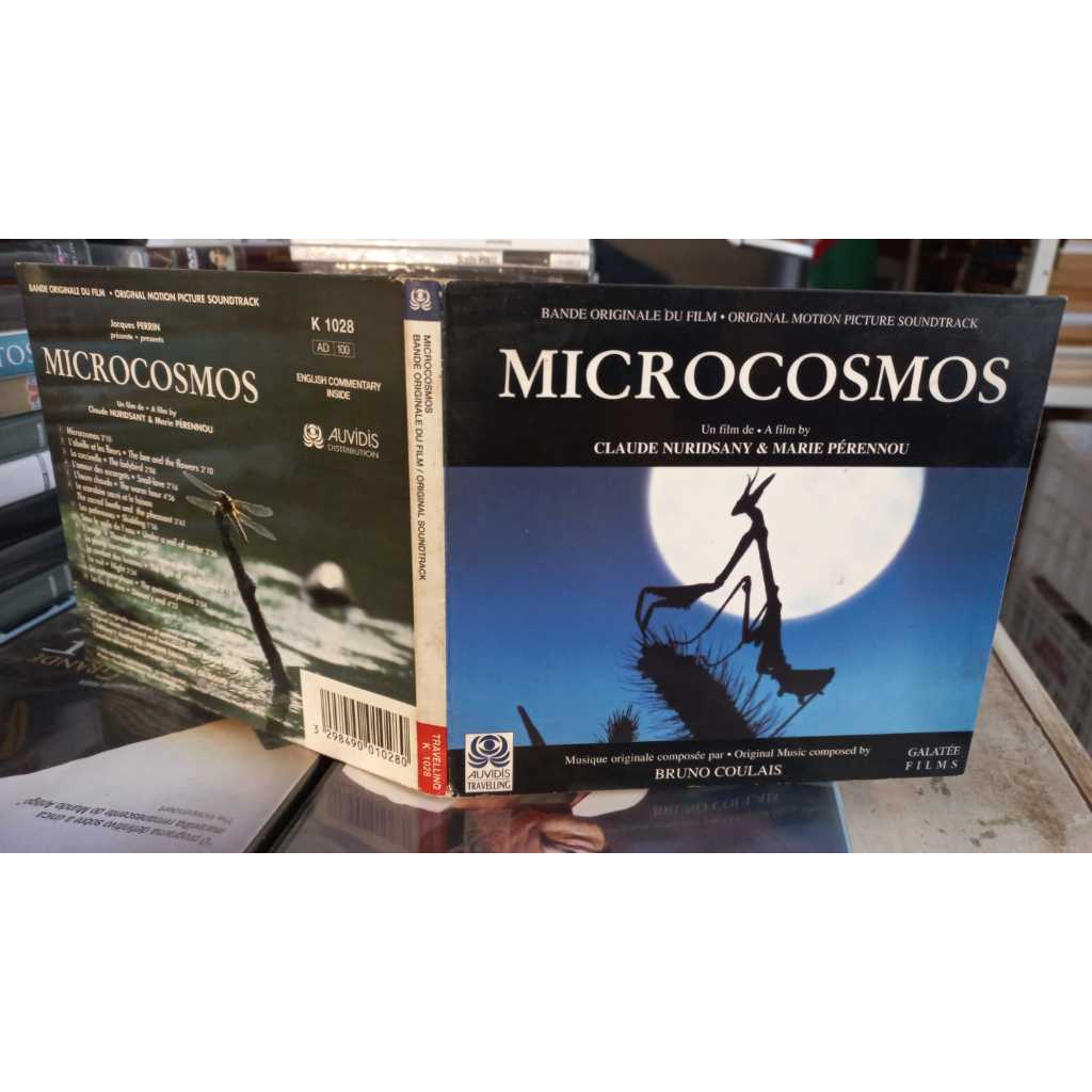 Cd Microcosmos Bande Originale Du Film 1996 raro Trilha sonora Bruno Coulais Claude Nuridsany Marie perennou Motion Soun