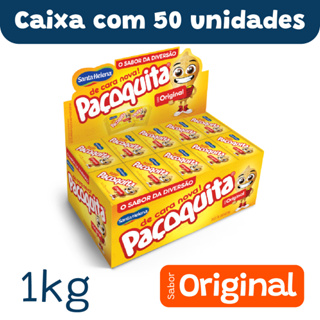 Paçoquita Santa Helena Doce Tradicional Festa Aniversário Infantil Caixa 50 Unidades em Oferta na Shopee