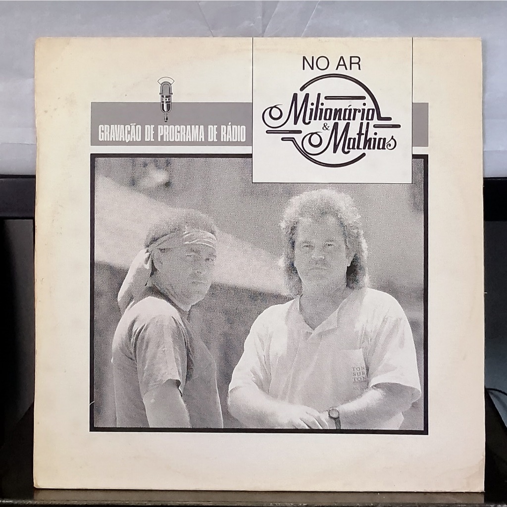 VINIL - MILIONÁRIO & MATIAS - NO AR GRAVAÇÃO DE PROGRAMA DE RÁDIO (ENTREVISTA)