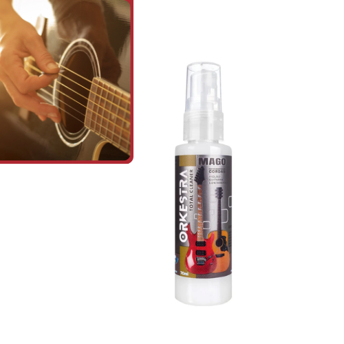 Limpador de Violão, Guitarra, Baixo - Tira Gordura, Da Brilho, Limpa Cordas em Oferta na Shopee