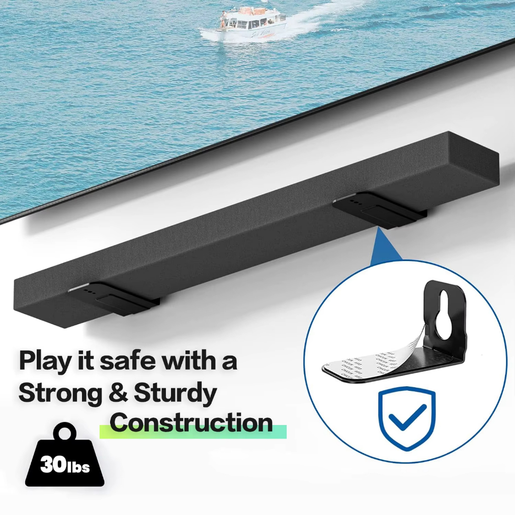 Suporte De Parede Universal Para Soundbar Caixa De Som Ibox
