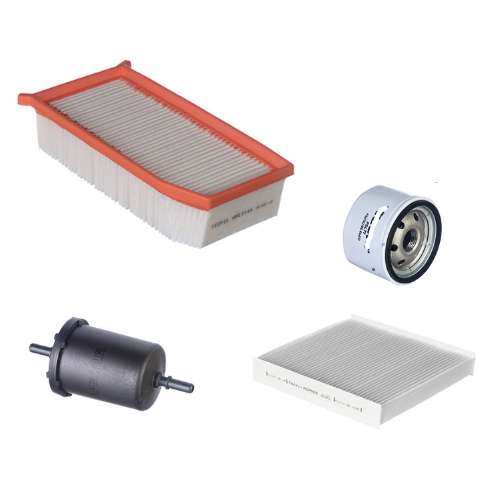 Kit Revisão Sandero Duster Logan 1.6 16V 2017 em Diante Kit Com Filtro Ar Óleo Cabine e Combustível