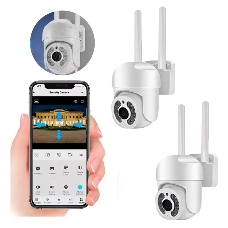 Câmera De Segurança wi-fi externa À Prova D