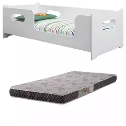 Cama Montessoriana Solteiro Com Colchão Incluso