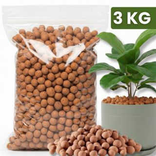 Argila Expandida 3kg Para Vasos de Plantas Jardim Drenagem Saudável Paisagismo e Decoração Natural em Oferta na Shopee