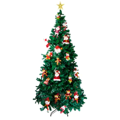 Árvore de Natal Bella com Ponteira | Decoração Natalina Luxo Magizi