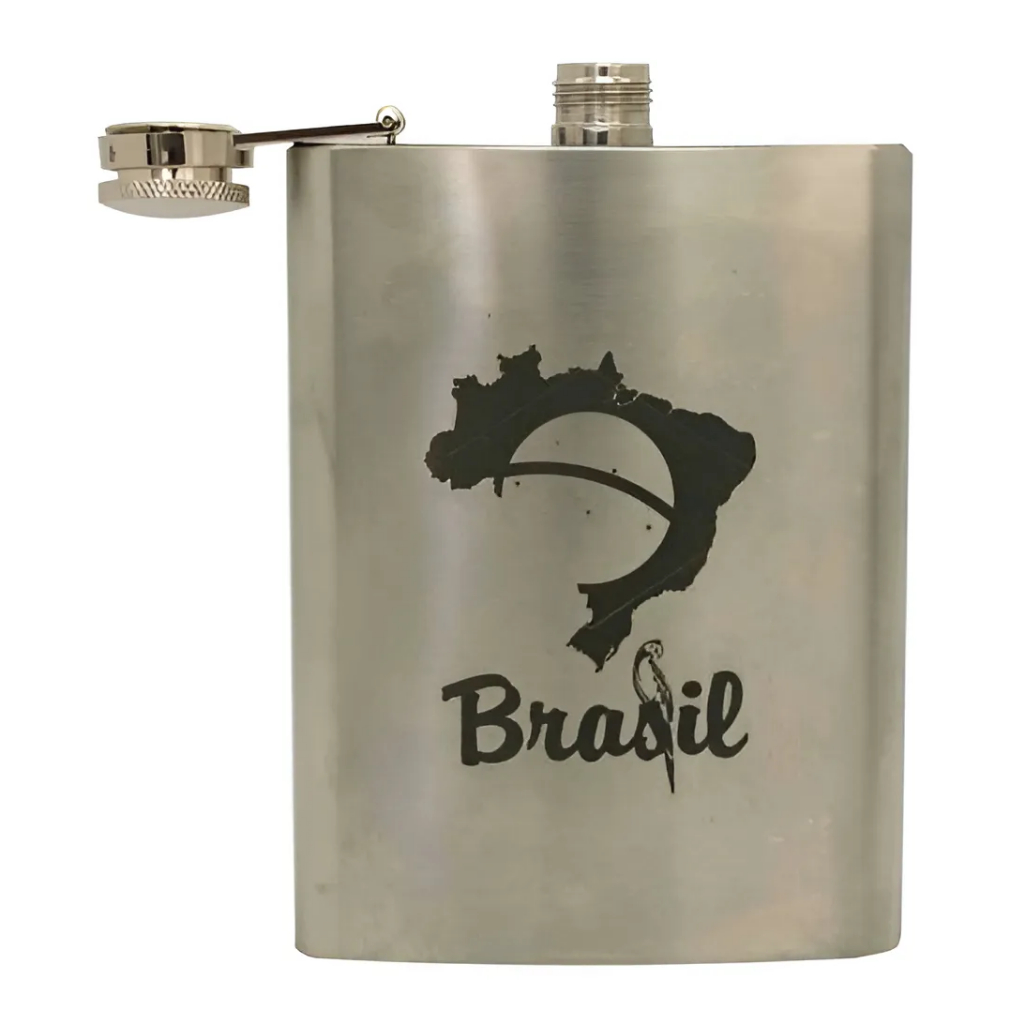 Cantil Brasil 220 Ml Aço Inox Brasil Promoção