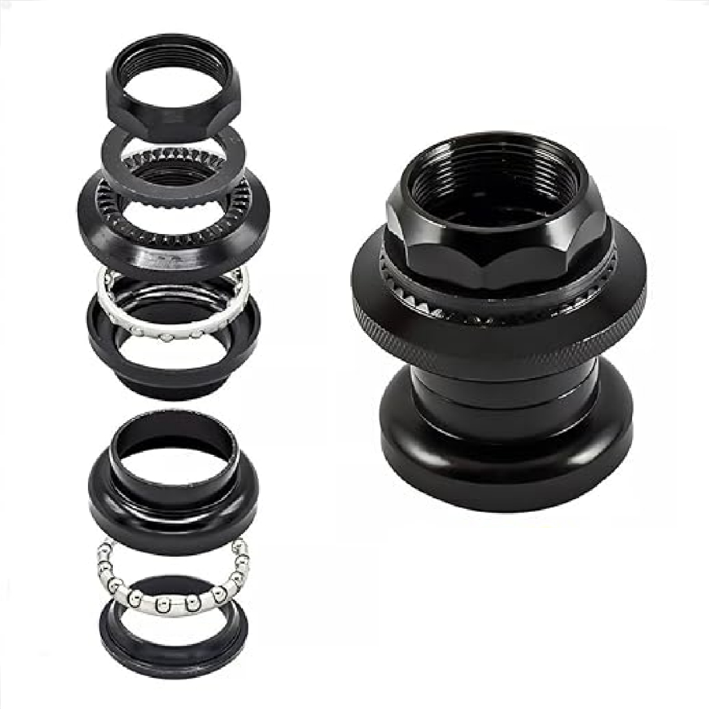 Caixa Direção Stander 22.2mm 8 peças Garfo Para Quadro Ferro Preto